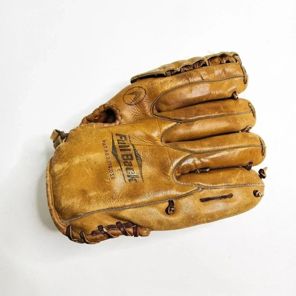 Vintage Spalding Professional Model Baseball Glove Full Back Mike Andrews LHT - Picture 4 of 12
